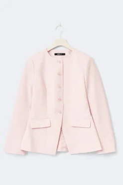 Hot Gina Tricot High neck shaped blazer Roze