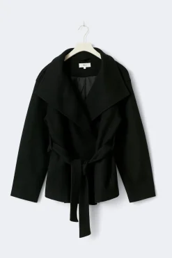Hot Gina Tricot High neck short jacket Zwart