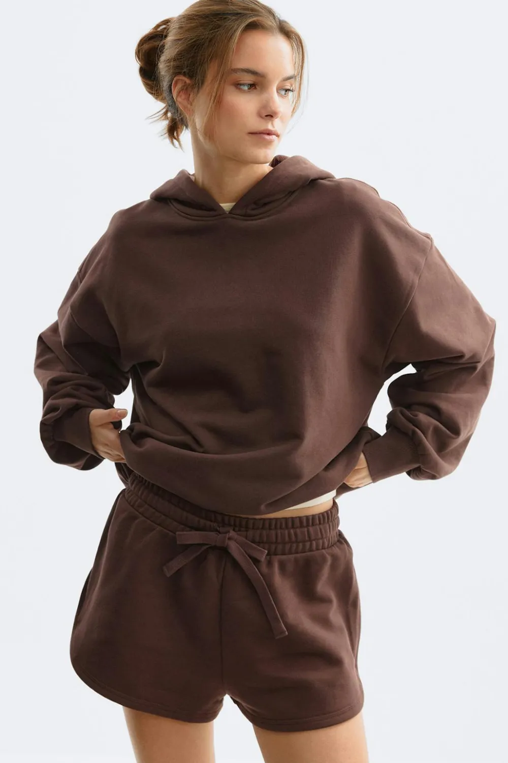 Gina Tricot Hoodie Bruin