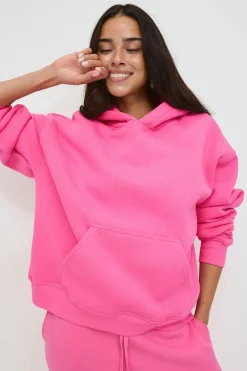 Online Gina Tricot Iconic hoodie Roze