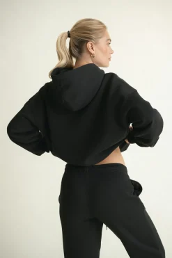 Discount Gina Tricot Iconic hoodie Zwart