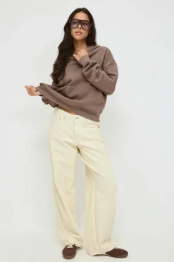 Best Gina Tricot Iconic hoodie Beige