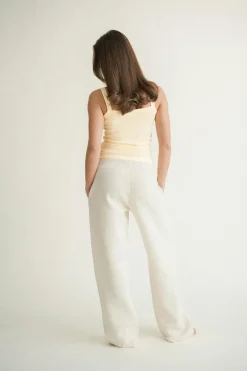 Outlet Gina Tricot Iconic sweatpants Geel