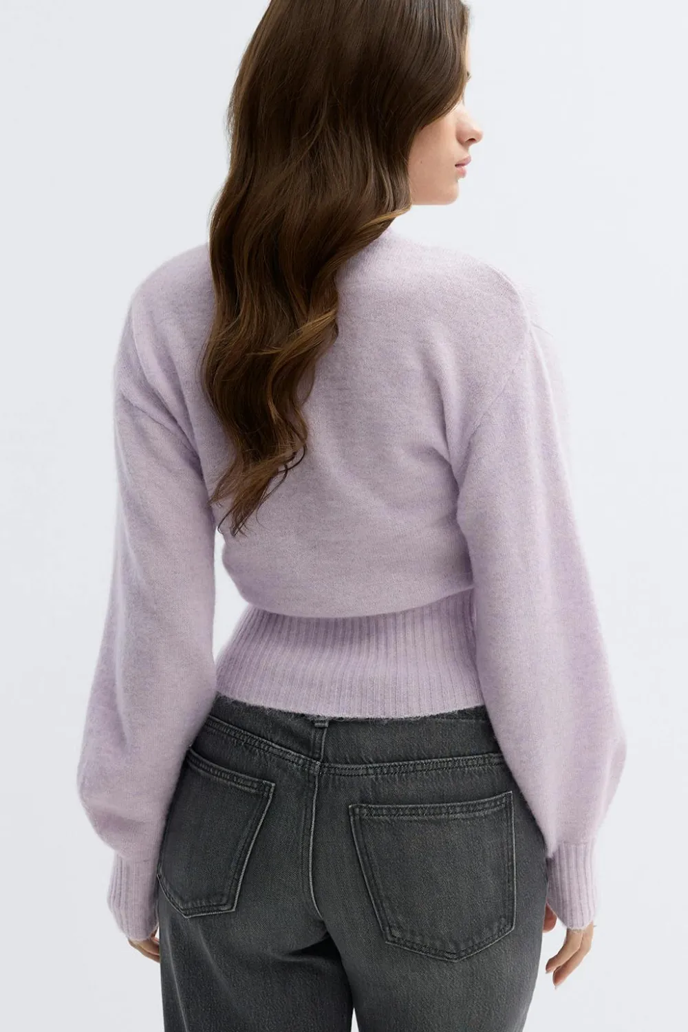 Best Gina Tricot Knitted cardigan Paars