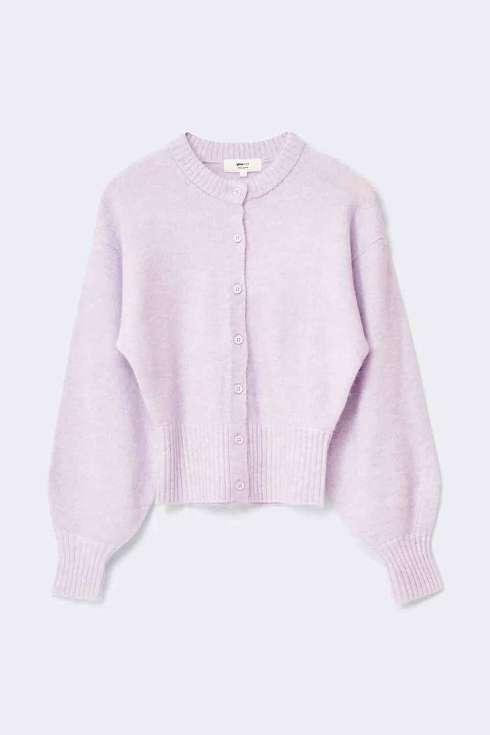 Best Gina Tricot Knitted cardigan Paars