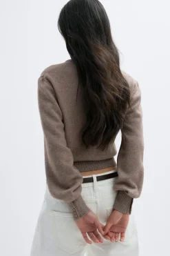 Best Gina Tricot Knitted cardigan Beige