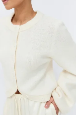 Hot Gina Tricot Knitted cardigan Wit