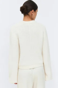 Hot Gina Tricot Knitted cardigan Wit