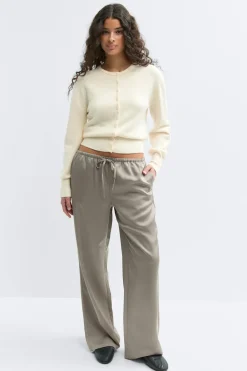 Sale Gina Tricot Knitted cardigan Wit
