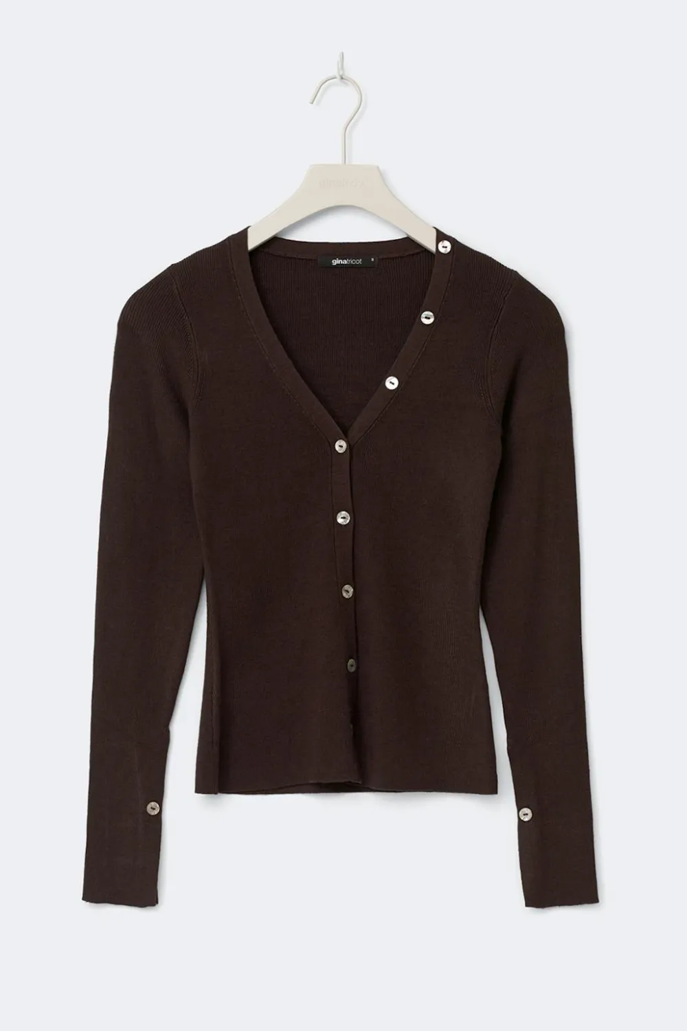 Sale Gina Tricot Knitted cardigan Bruin
