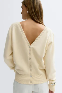 Gina Tricot Knitted cardigan Geel