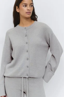 Gina Tricot Knitted cardigan Grijsv