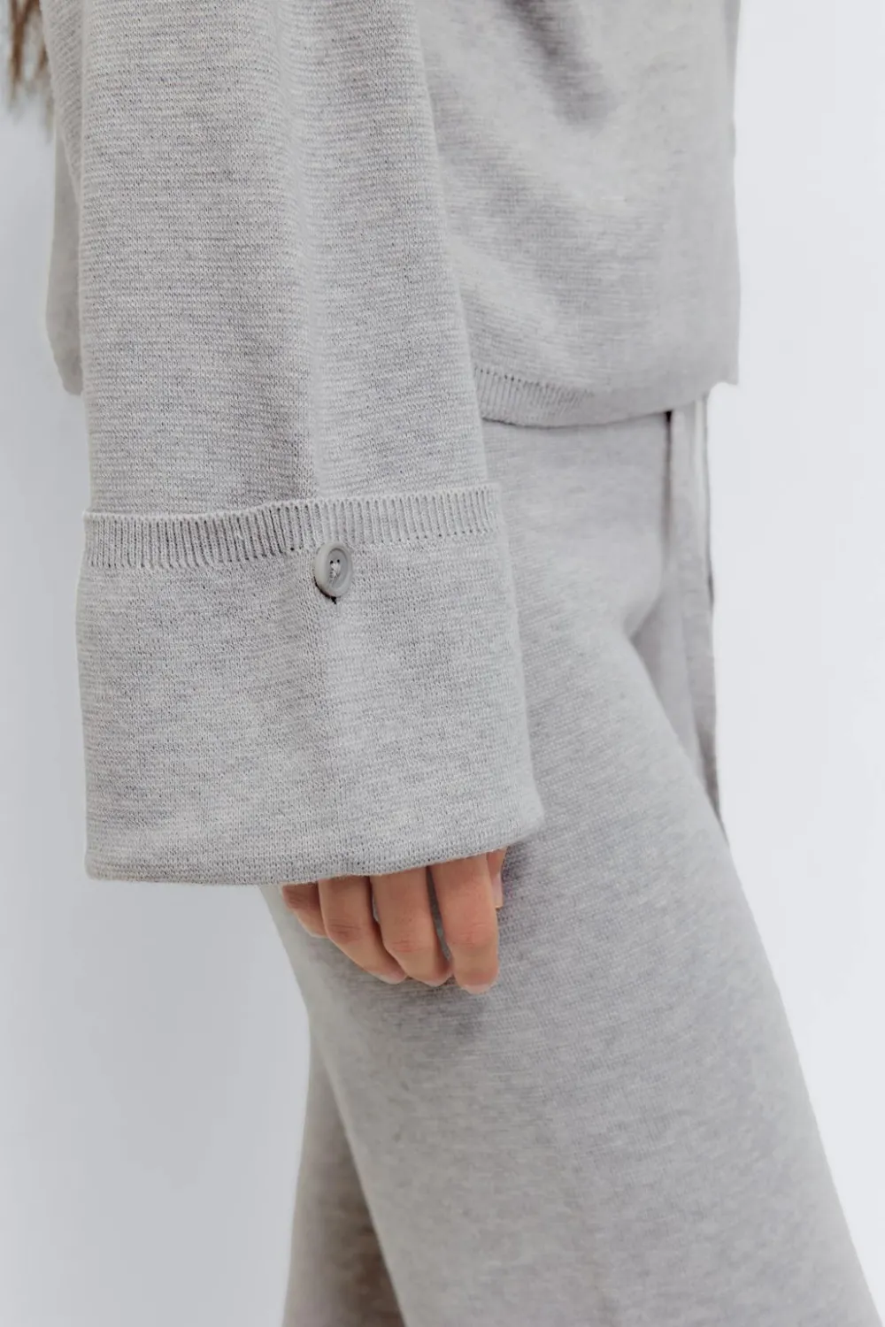 Gina Tricot Knitted cardigan Grijsv
