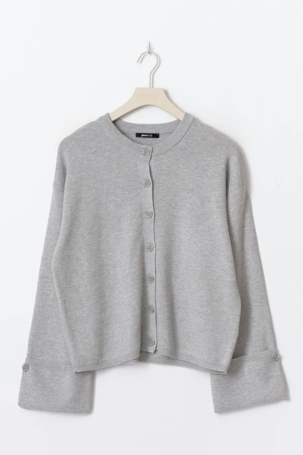 Gina Tricot Knitted cardigan Grijsv