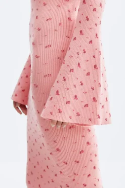 Discount Gina Tricot Knitted dress Roze