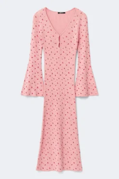Discount Gina Tricot Knitted dress Roze