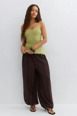 Clearance Gina Tricot Knitted singlet Groen
