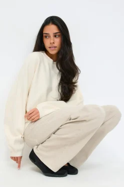 New Gina Tricot Knitted sweater Wit