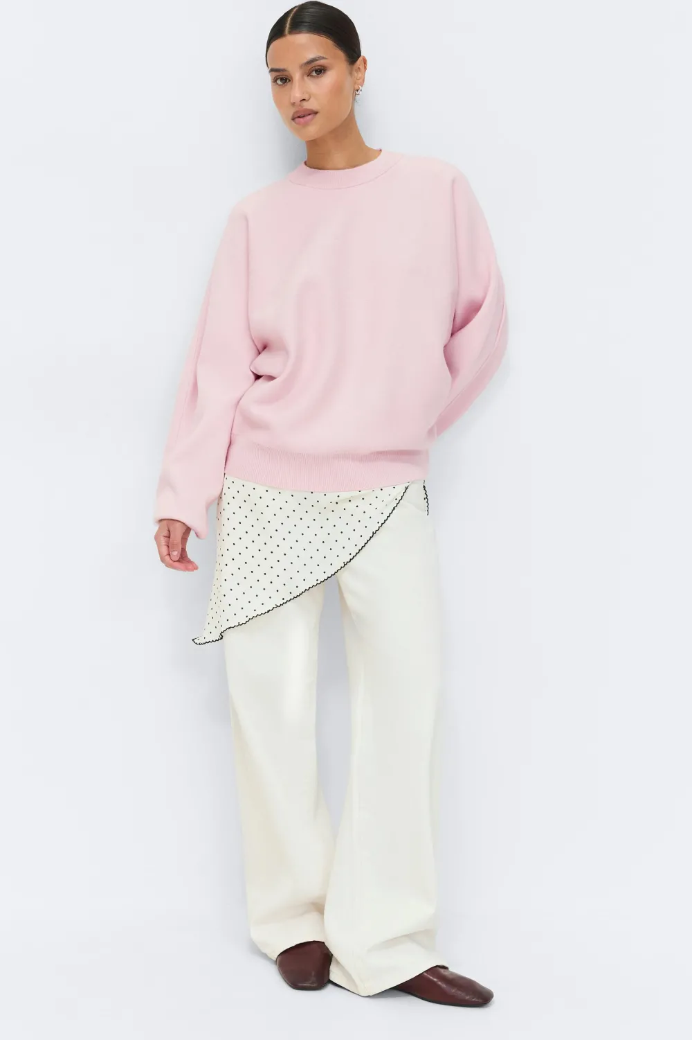 New Gina Tricot Knitted sweater Roze