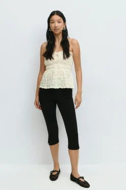 New Gina Tricot Lace bandeau top Wit
