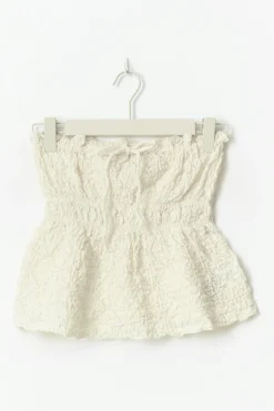 New Gina Tricot Lace bandeau top Wit