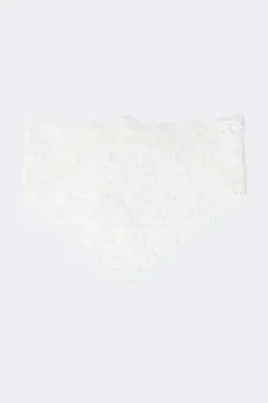 Gina Tricot Lace head scarf Wit