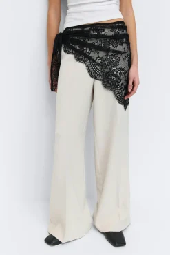 Online Gina Tricot Lace hip scarf Zwart