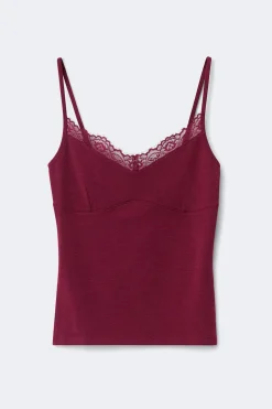 Best Gina Tricot Lace strap singlet Rood