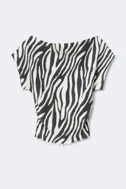 Outlet Gina Tricot Lacing back top Zwart