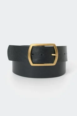 Online Gina Tricot Large buckle belt Zwart