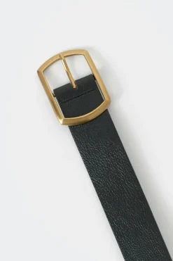 Online Gina Tricot Large buckle belt Zwart