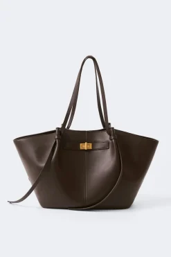 Outlet Gina Tricot Long strap pu bag Bruin