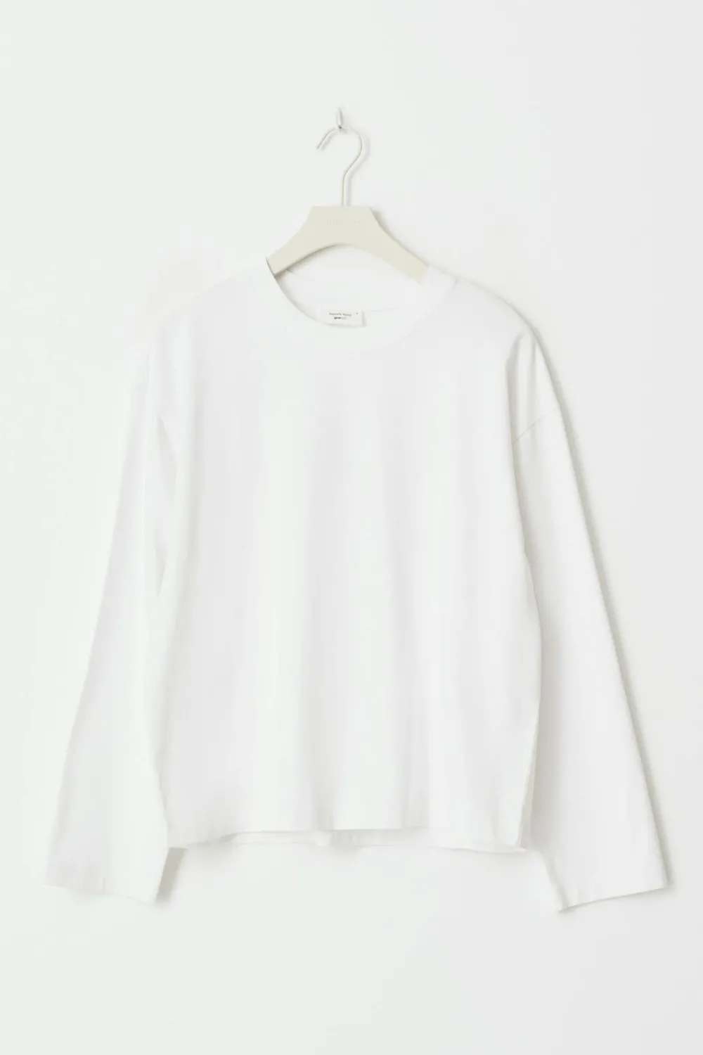 Sale Gina Tricot Loose fit long sleeve tee Wit