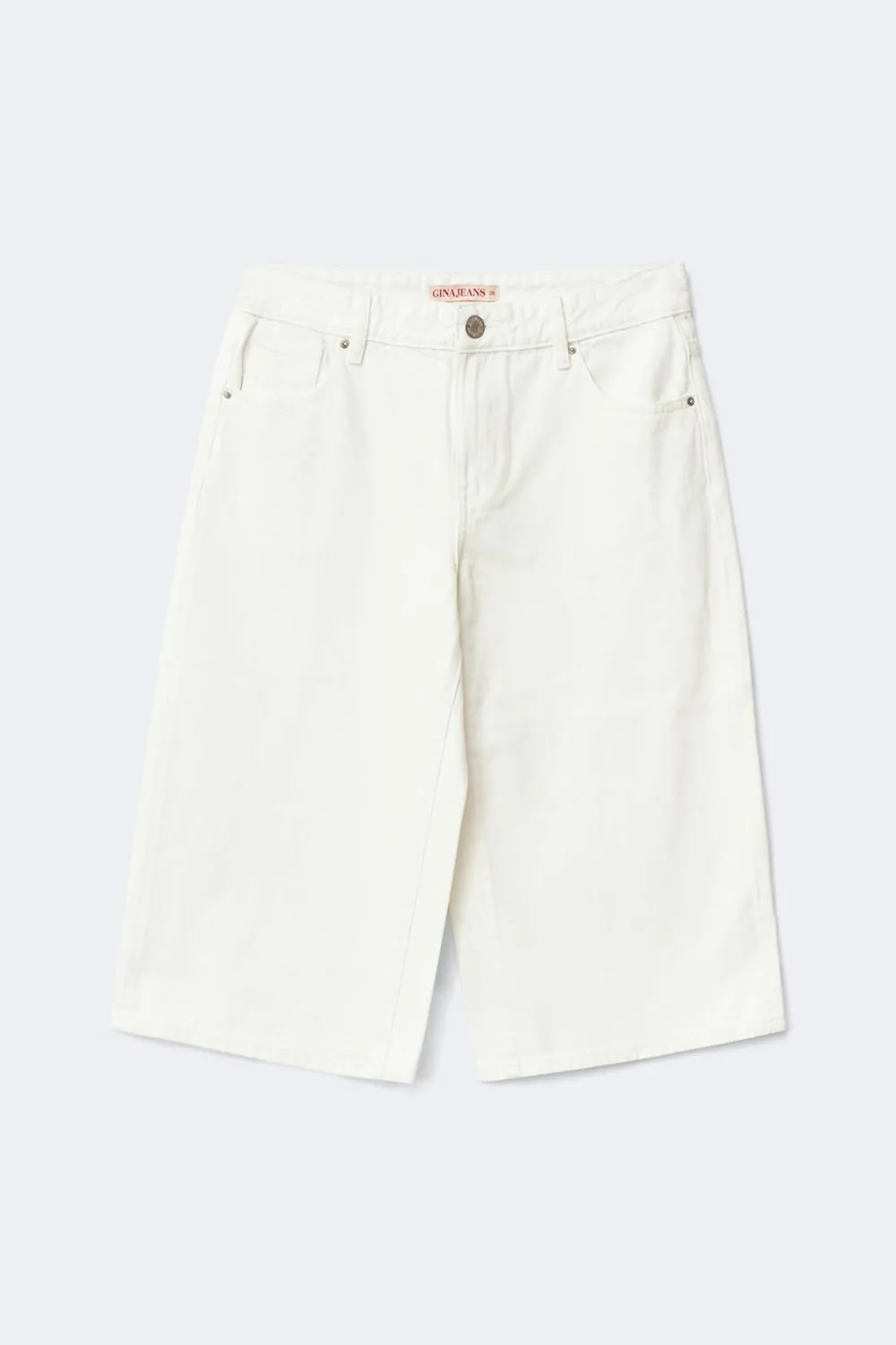 Hot Gina Tricot Loose n' luxe denim shorts Wit