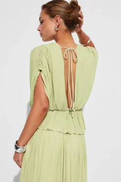 Best Gina Tricot Loose sleeveless top Groen