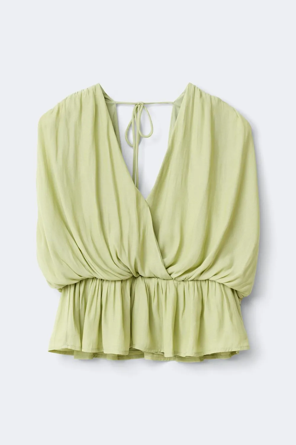 Best Gina Tricot Loose sleeveless top Groen