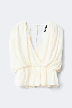 New Gina Tricot Loose sleeveless top Wit