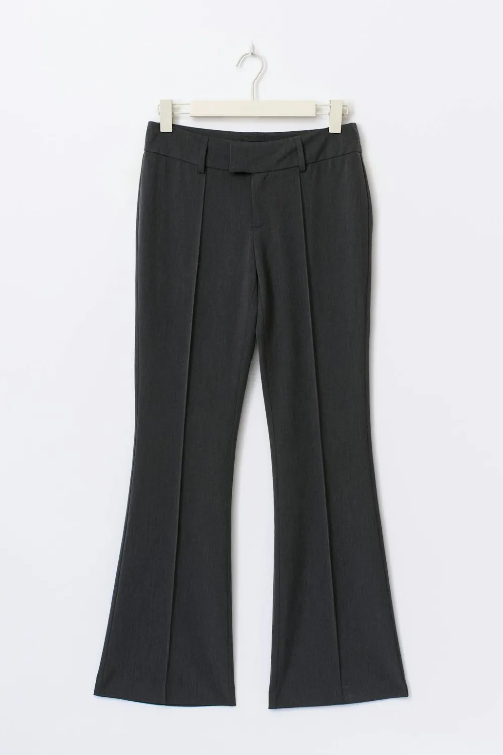 Gina Tricot Low waist bootcut trousers Grijsv