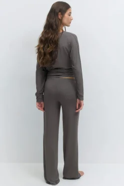 Gina Tricot Low waist loungewear trousers Grijsv