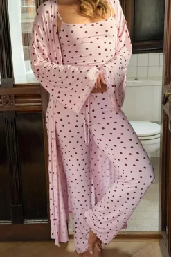 Outlet Gina Tricot Low waist loungewear trousers Roze