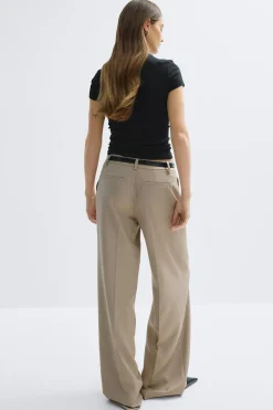 Best Gina Tricot Low waist trousers Beige
