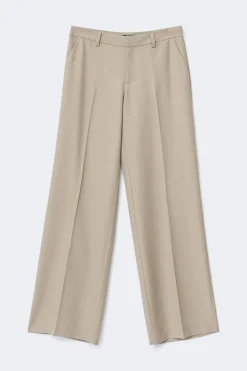 Best Gina Tricot Low waist trousers Beige