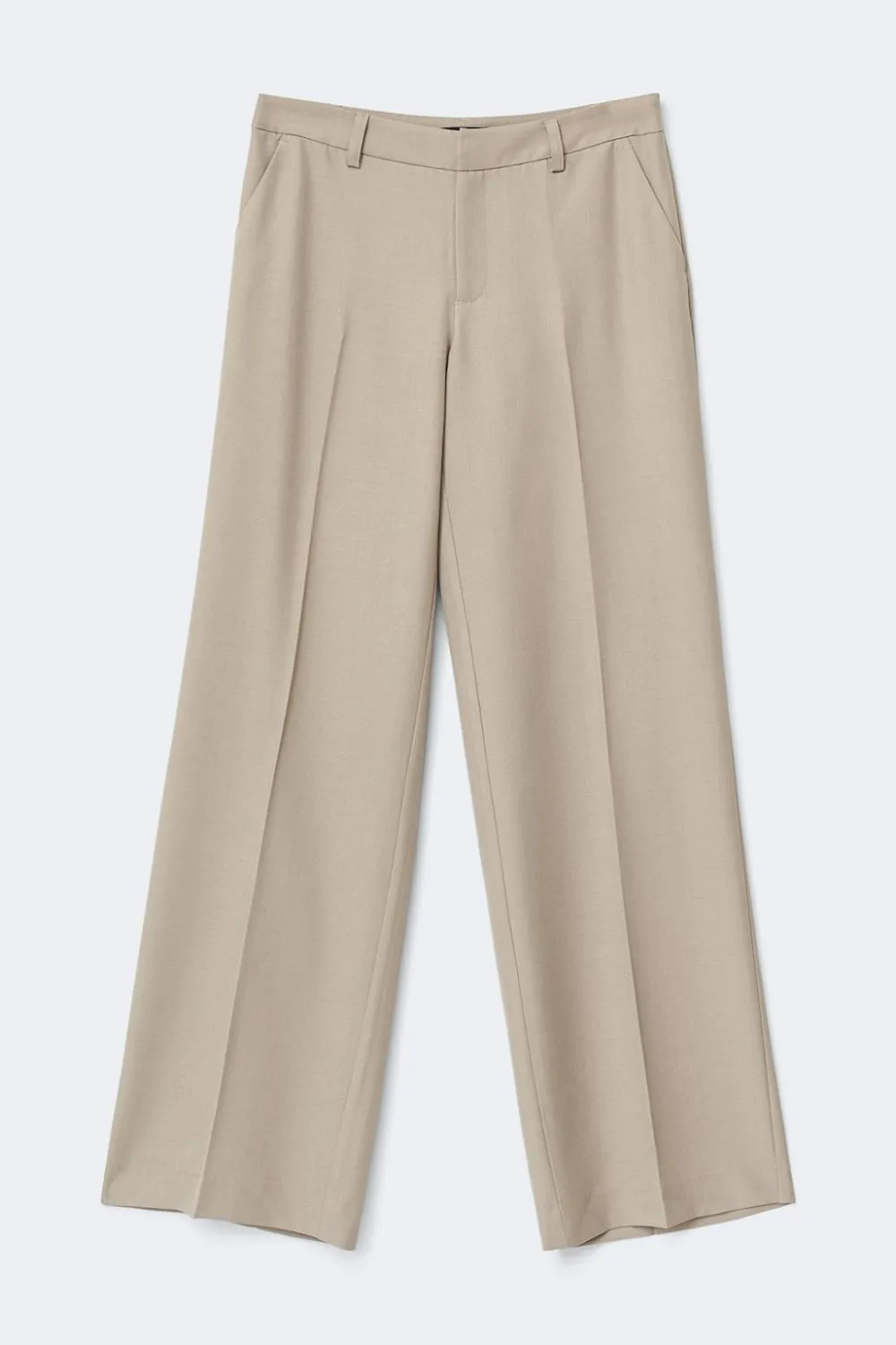Best Gina Tricot Low waist trousers Beige