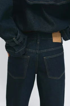 Gina Tricot Low wide jeans Blauw