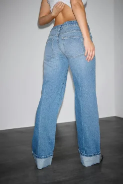 Hot Gina Tricot Lowkey tailored jeans Blauw