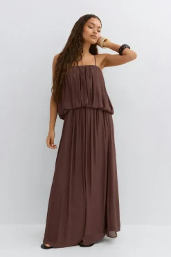 Gina Tricot Maxi dress Bruin