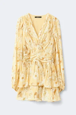 Discount Gina Tricot Mini dress Geel