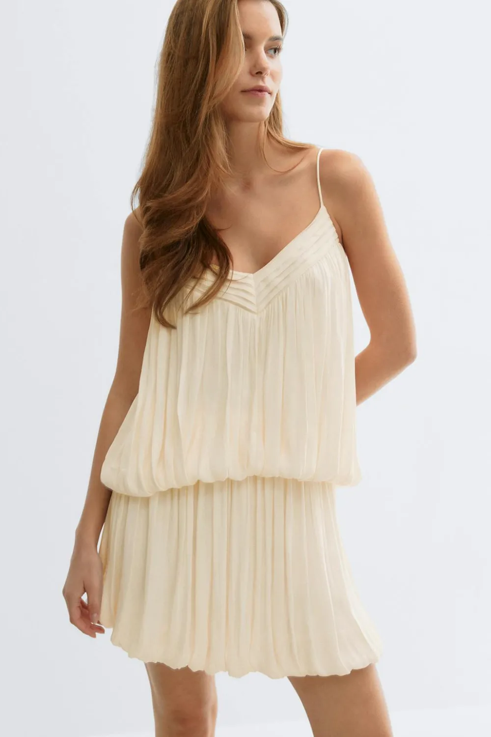 Outlet Gina Tricot Mini dress Wit