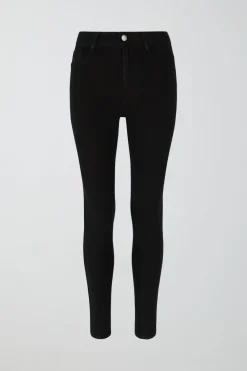 Outlet Gina Tricot Molly petite high w jeans Zwart