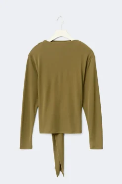 Clearance Gina Tricot Open back top Groen